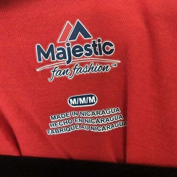 Texas Rangers Lot of 2 Womens Tee Shirts Blue Red Baseball Fan Size M Medium - Picture 6 of 8